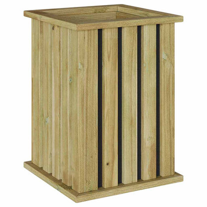 Fioriera Marrone 33 x 33 x 45 cm Legno di pino impregnato