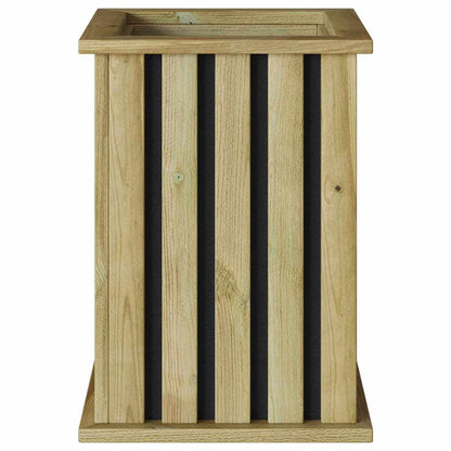 Fioriera Marrone 33 x 33 x 45 cm Legno di pino impregnato