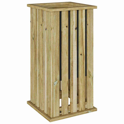 Fioriera Marrone 33 x 33 x 65 cm Legno di pino impregnato