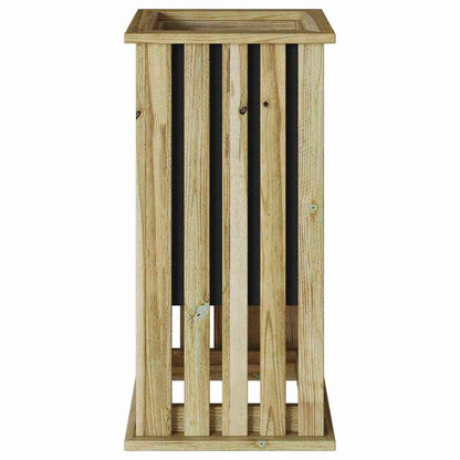 Fioriera Marrone 33 x 33 x 65 cm Legno di pino impregnato