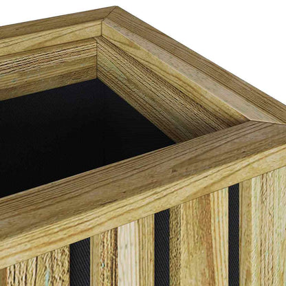 Fioriera Marrone 33 x 33 x 85 cm Legno di pino impregnato