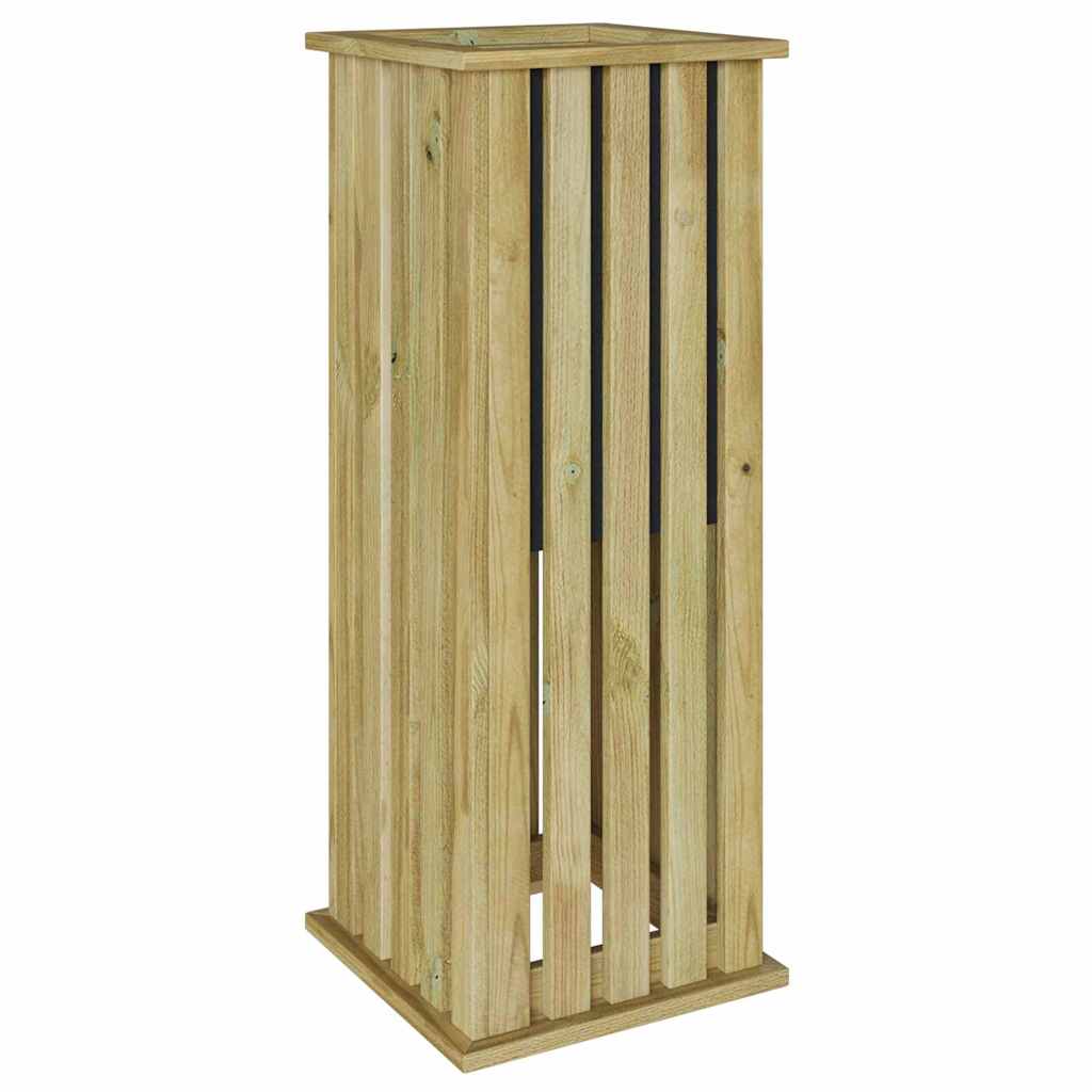 Fioriera Marrone 33 x 33 x 85 cm Legno di pino impregnato