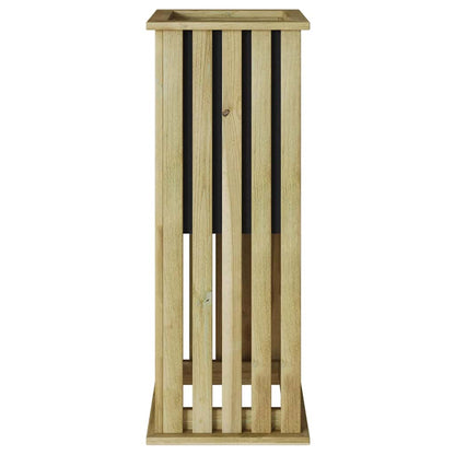 Fioriera Marrone 33 x 33 x 85 cm Legno di pino impregnato