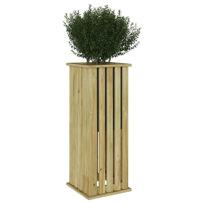 Fioriera Marrone 33 x 33 x 85 cm Legno di pino impregnato