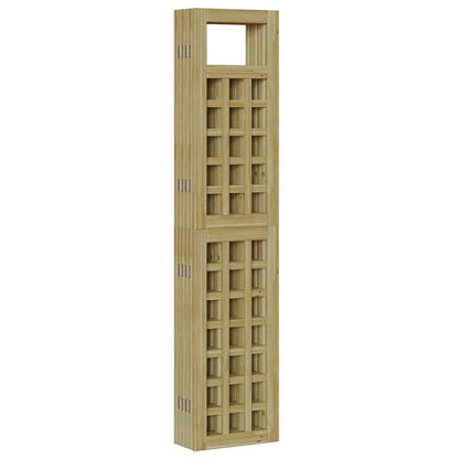 Schermo divisorio Marrone 240 x 180 cm Legno di pino impregnato