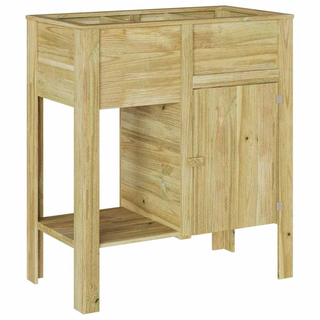 Letto Rialzato Marrone 85 x 46 x 96 cm Legno massello di pino