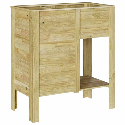 Letto Rialzato Marrone 85 x 46 x 96 cm Legno massello di pino