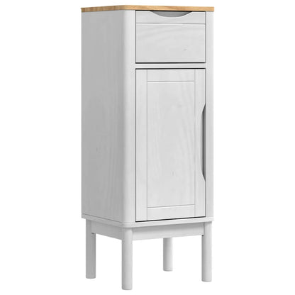 Set di mobili per il bagno con cassetto FLORO 2 pcs Bianco | homemem39