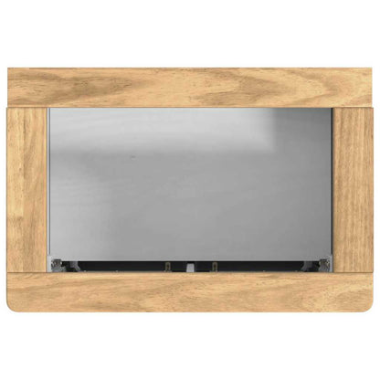 Set di mobili per il bagno con lo scaffale FLORO 2 pcs Bianco | homemem39