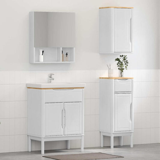 Set di mobili per il bagno con cassetto FLORO 3 pcs Bianco