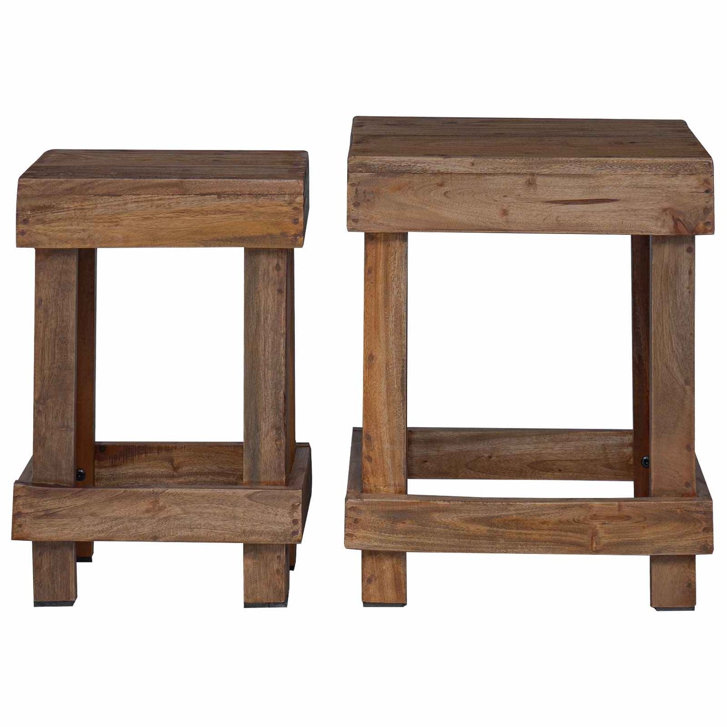 Supporto per piante 2 pcs Marrone 70 x 11 x 27 cm | homemem39