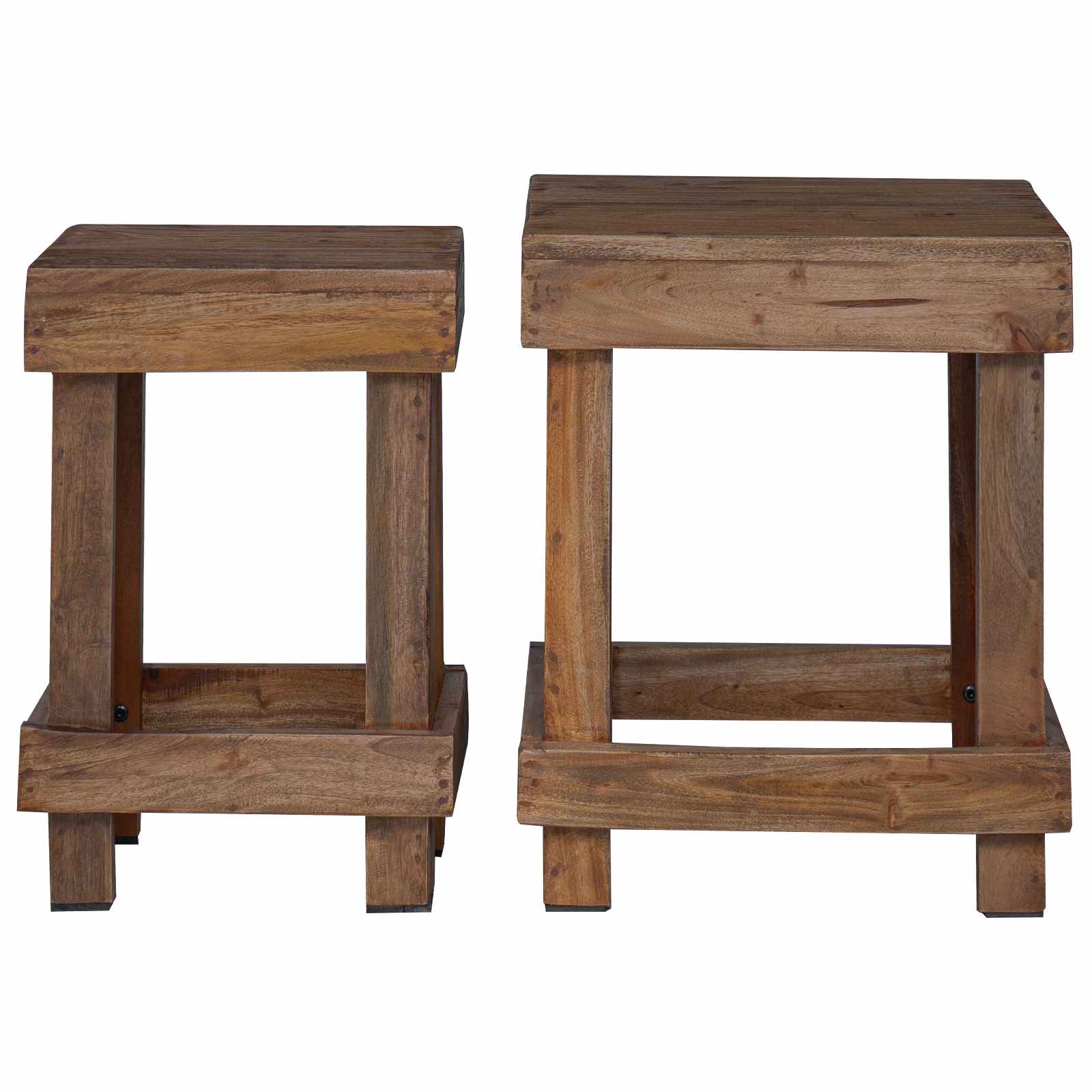 Supporto per piante 2 pcs Marrone 70 x 11 x 27 cm | homemem39