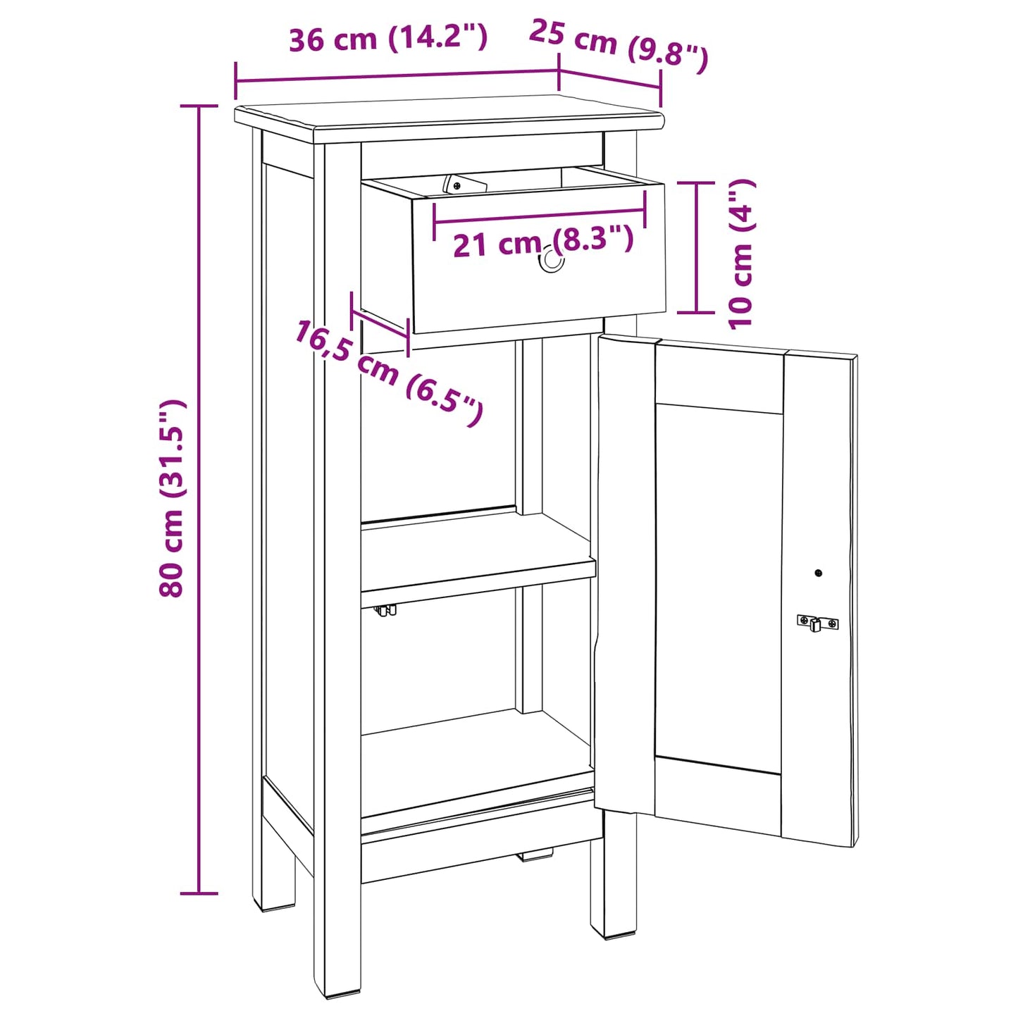 Supporto per piante Marrone 36 x 25 x 80 cm Legno di Mogano