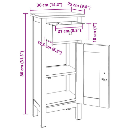 Supporto per piante Marrone 36 x 25 x 80 cm Legno di Mogano