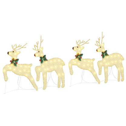 Renne LED 4 pcs Oro Tessuto | homemem39