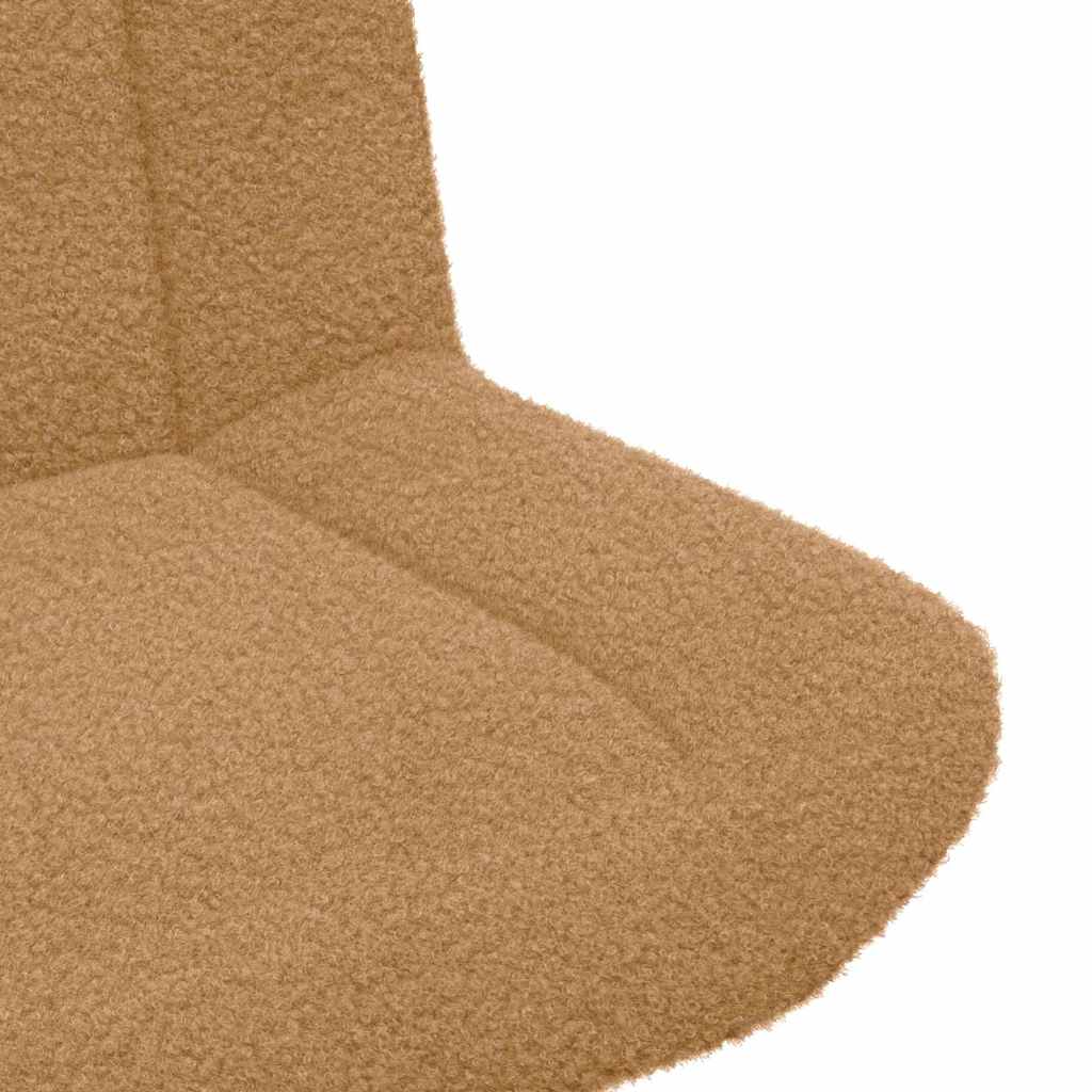 Sedia girevole Beige 63 x 75 x 76 cm Pelle di Pecora - homemem39