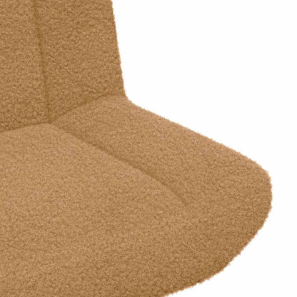 Sedia girevole Beige 63 x 75 x 76 cm Pelle di Pecora - homemem39