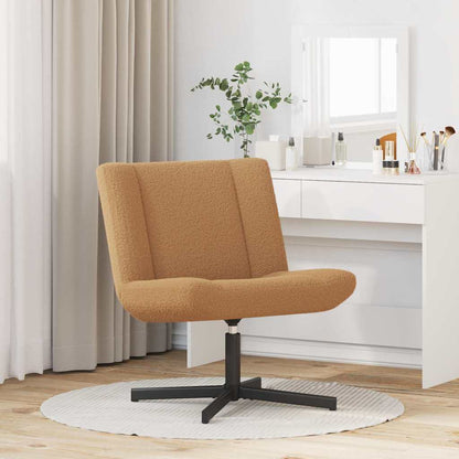 Sedia girevole Beige 63 x 75 x 76 cm Pelle di Pecora - homemem39