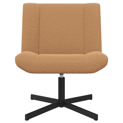 Sedia girevole Beige 63 x 75 x 76 cm Pelle di Pecora - homemem39