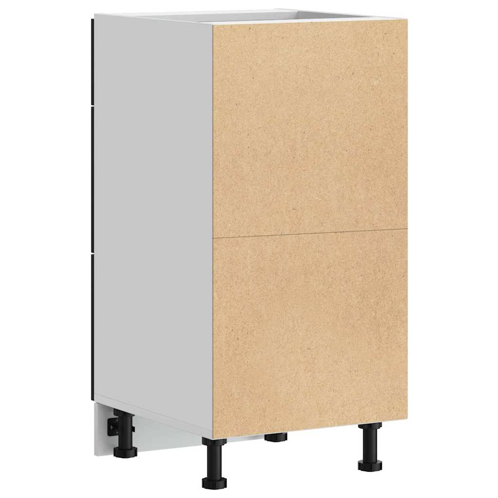 Base per Cucina Rovere Nero 40 x 46 x 81,5 cm Legno multistrato | homemem39