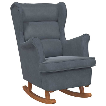 Sedia a dondolo Grigio scuro 92 x 71 x 100 cm Legno compensato | homemem39