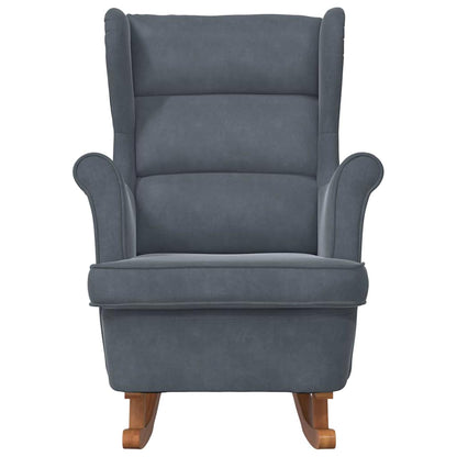 Sedia a dondolo Grigio scuro 92 x 71 x 100 cm Legno compensato | homemem39