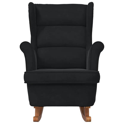 Sedia a dondolo Nero 92 x 71 x 100 cm Legno compensato | homemem39