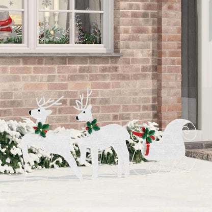 Renne LED 3 pcs Bianco Freddo Tessuto | homemem39