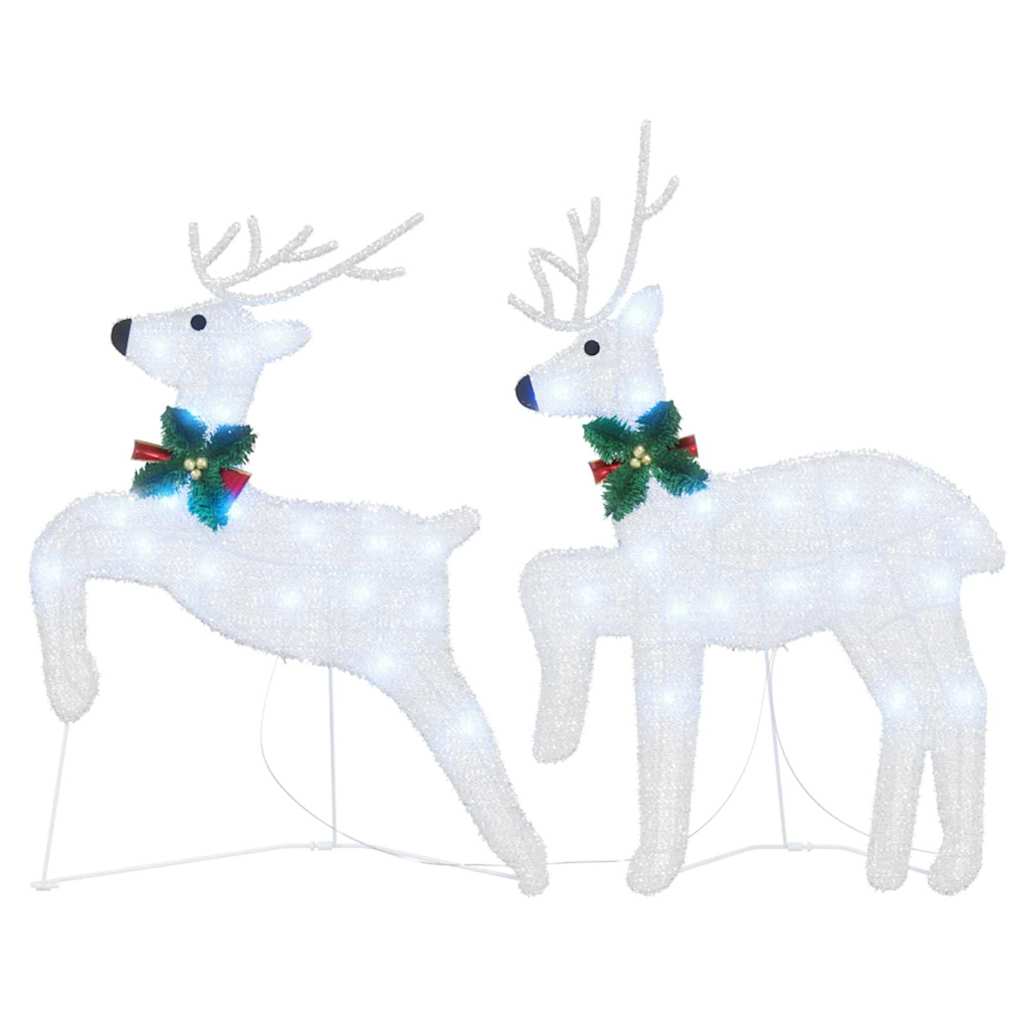 Renne LED 2 pcs Bianco Freddo Tessuto | homemem39