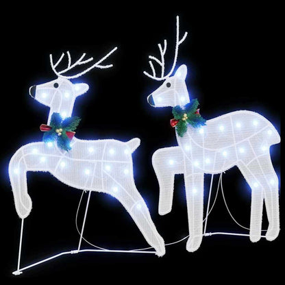 Renne LED 2 pcs Bianco Freddo Tessuto | homemem39