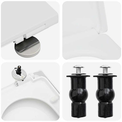 Sedile del WC Bianco 48 x 36.5 x 4.5 cm Polipropilene - homemem39