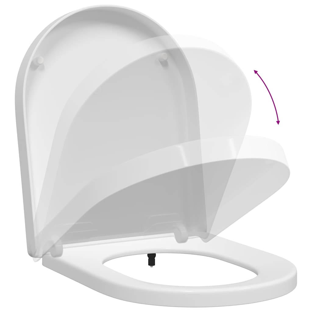 Sedile del WC Bianco 48 x 36.5 x 4.5 cm Polipropilene - homemem39