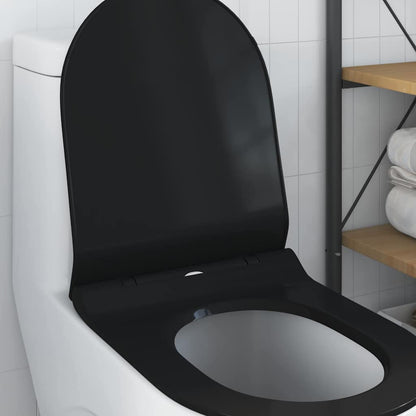 WC adatto per Sedile Nero 50 x 36 x 5 cm Polipropilene