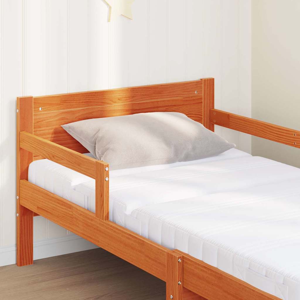 Struttura del letto Marrone cerato 80 x 200 cm Pino massello