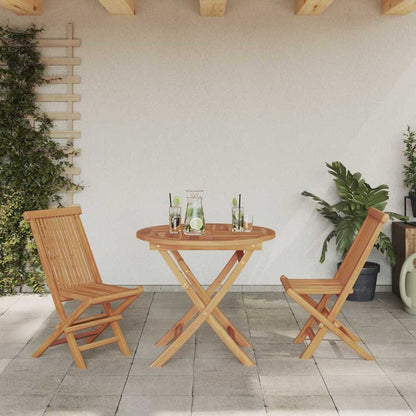 Set da Pranzo per Giardino 3 pcs Marrone Legno massello di teak - homemem39