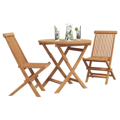 Set da Pranzo per Giardino 3 pcs Marrone