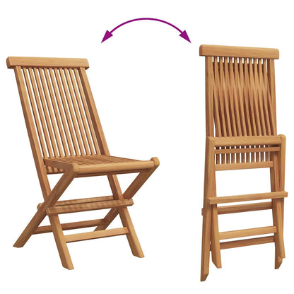 Set da Pranzo per Giardino 3 pcs Marrone Legno massello di teak - homemem39