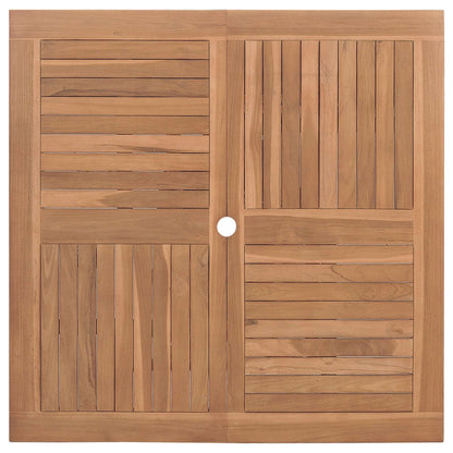Set da Pranzo per Giardino Marrone Legno Teak Massello | homemem39