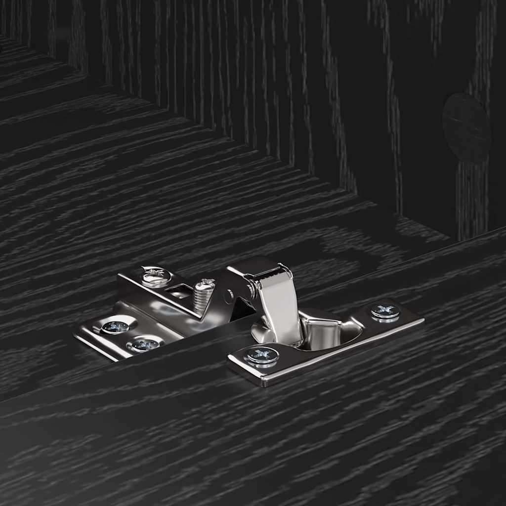 Mobile TV Rovere Nero 150 x 30 x 45 cm Legno multistrato