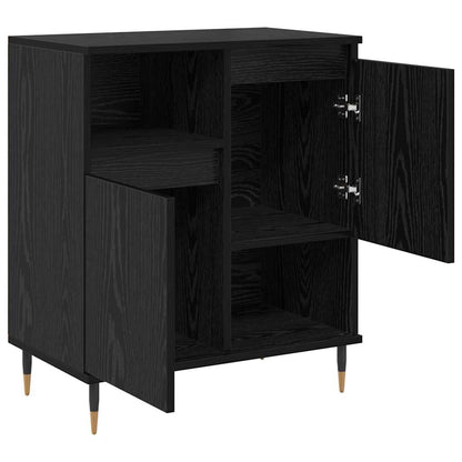 Credenza Rovere nero 60 x 35 x 70 cm Legno multistrato