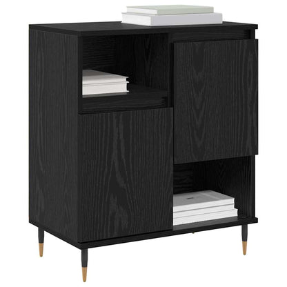 Credenza Rovere nero 60 x 35 x 70 cm Legno multistrato