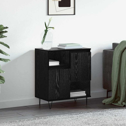 Credenza Rovere nero 60 x 35 x 70 cm Legno multistrato