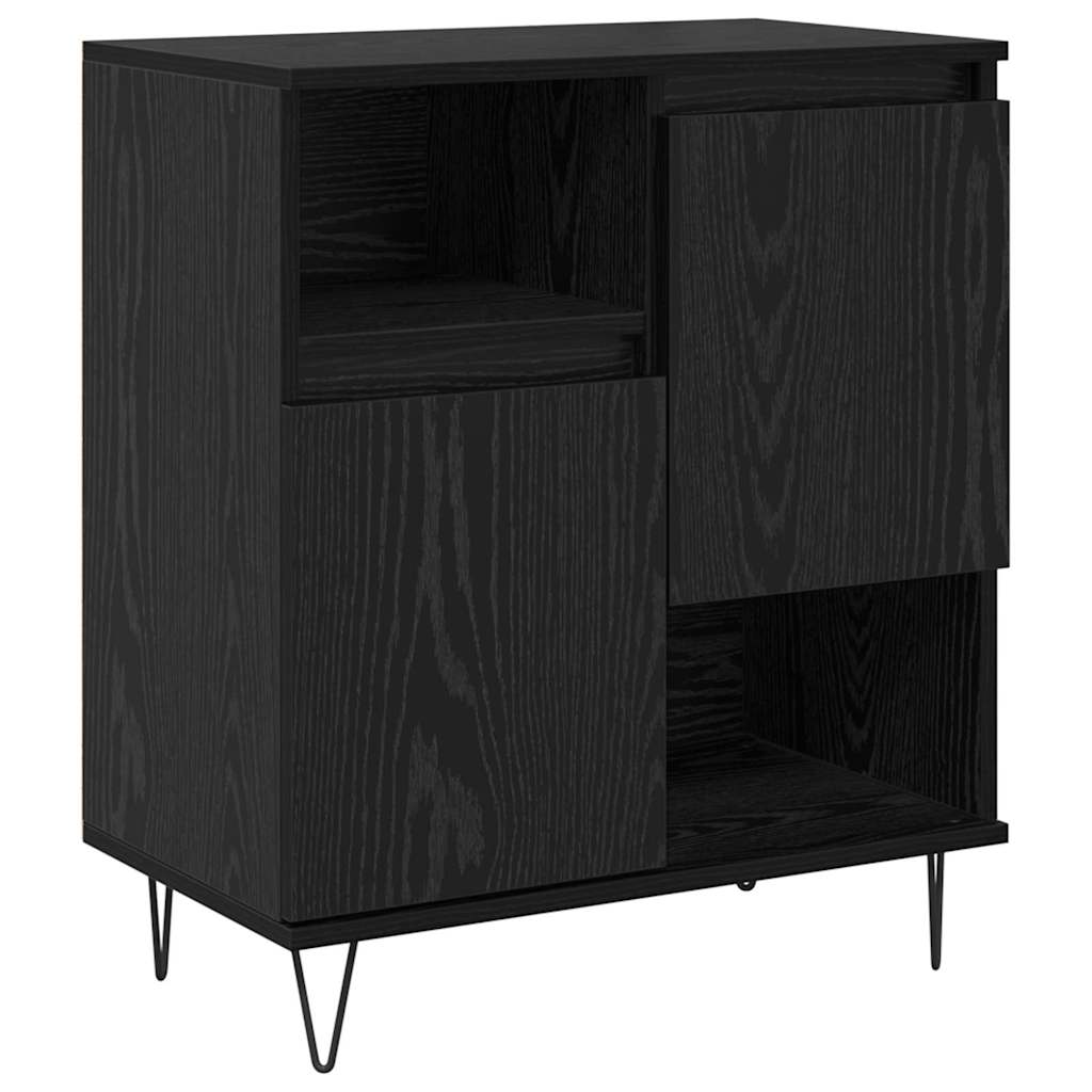 Credenza Rovere nero 60 x 35 x 70 cm Legno multistrato