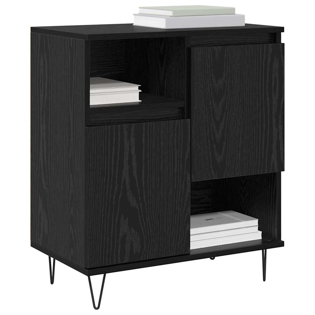 Credenza Rovere nero 60 x 35 x 70 cm Legno multistrato