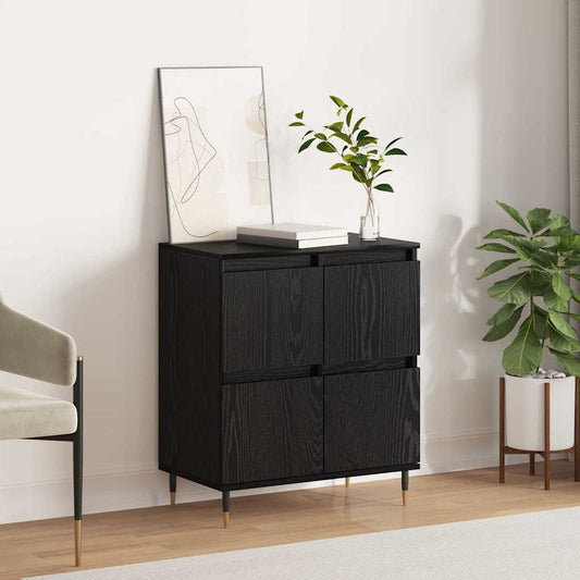 Credenza Nero 60 x 35 x 70 cm Legno multistrato