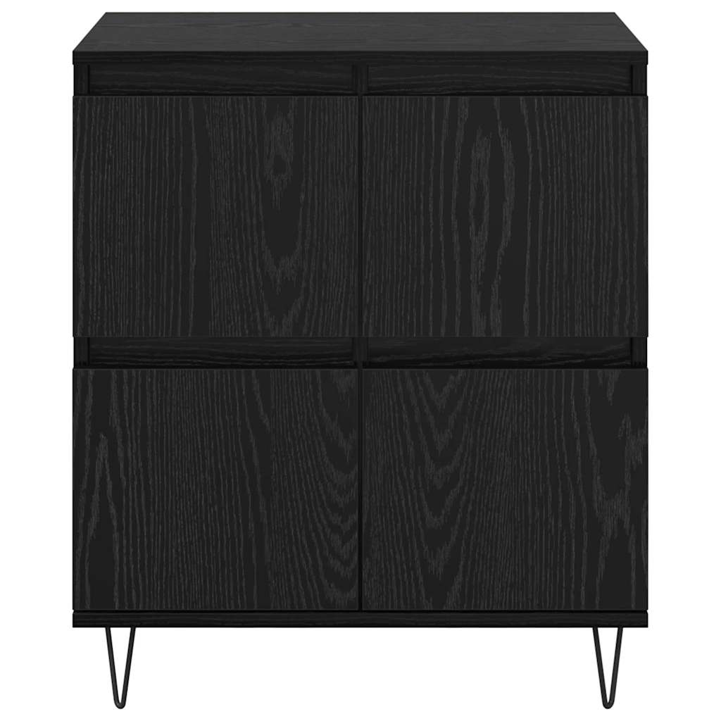 Credenza Nero 60 x 35 x 70 cm Legno multistrato