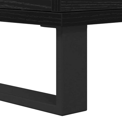Credenza Rovere Nero 60 x 35 x 70 cm