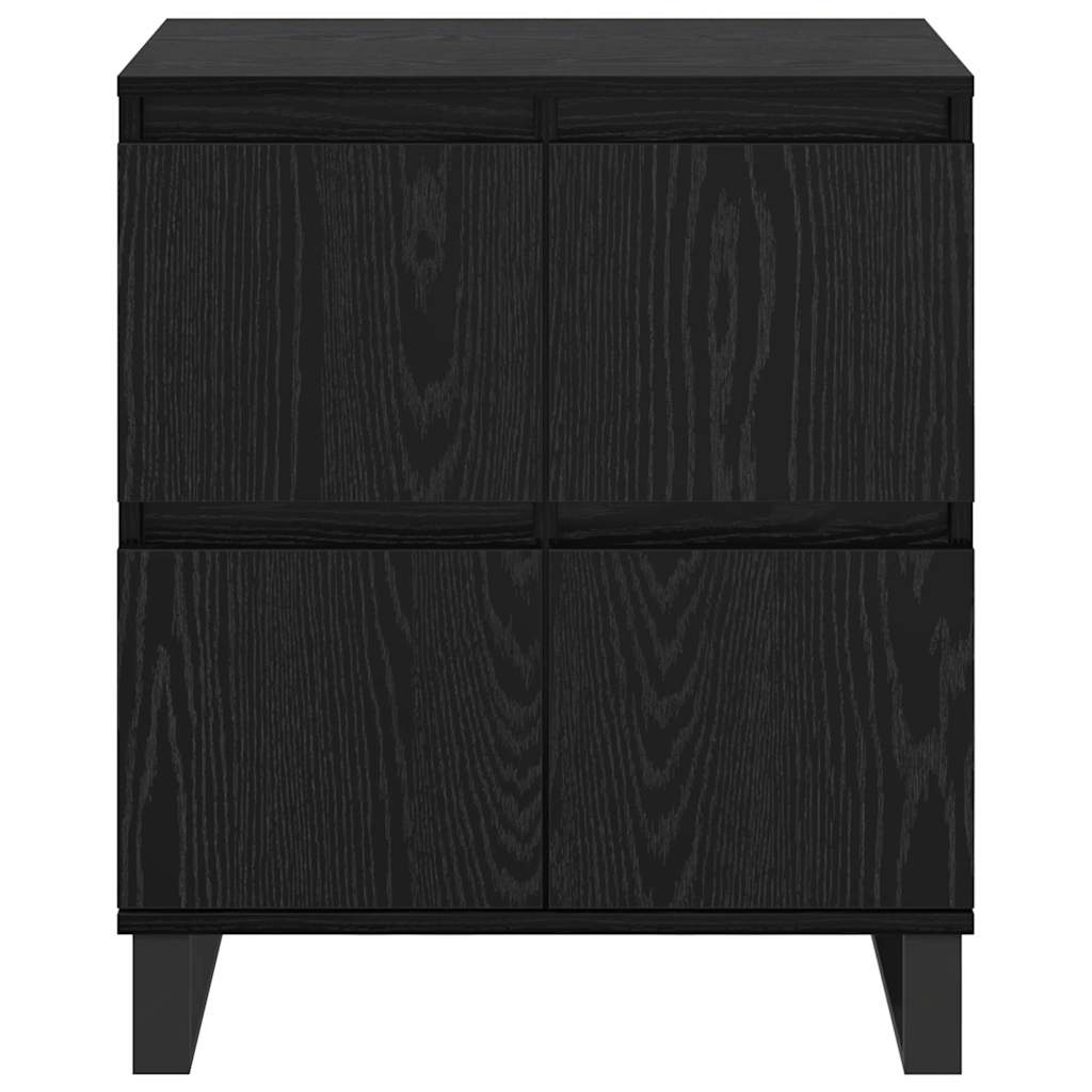 Credenza Nero 60 x 35 x 70 cm Legno multistrato