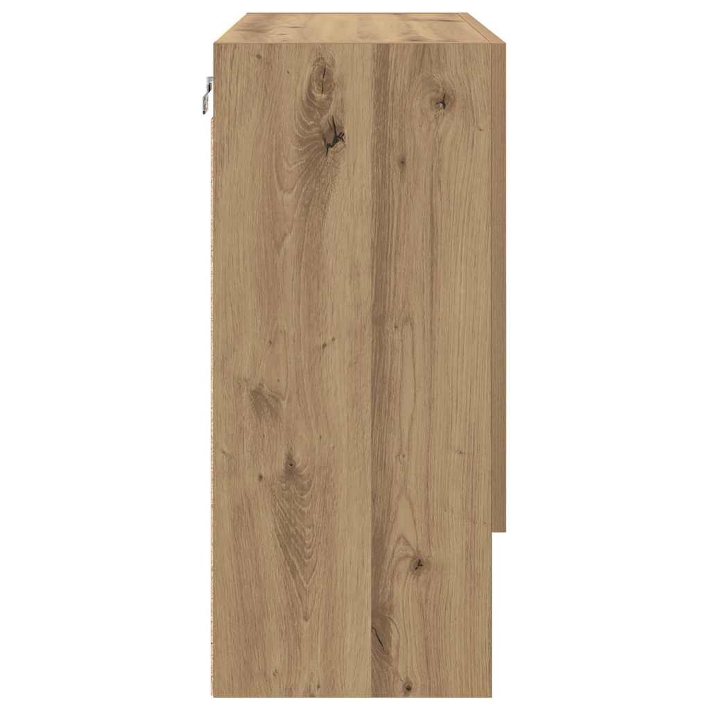 Mobiletto a muro Rovere artigianale 60 x 31 x 70 cm | homemem39