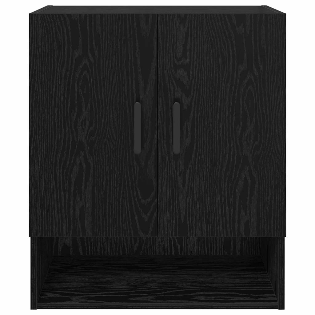 Mobiletto a muro Rovere Nero 60 x 31 x 70 cm Legno multistrato | homemem39